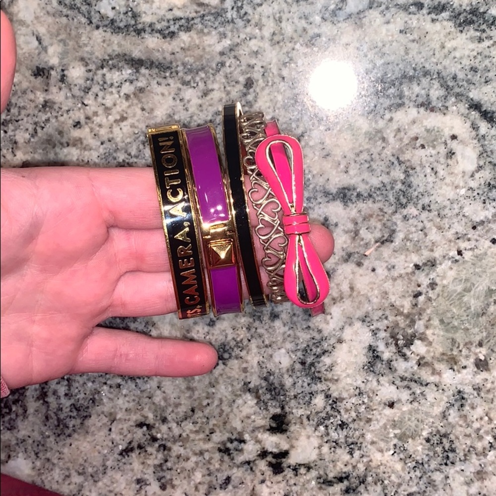 An array of expensive bracelets